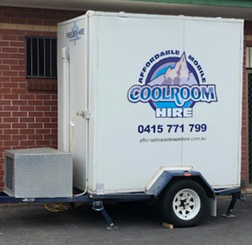 7x5 mobile coolroom