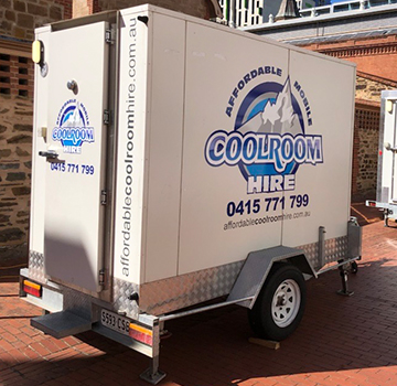 9x5 mobile coolroom